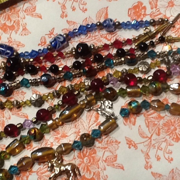 Crystal bracelets 8 in the set - Picture 3 of 3